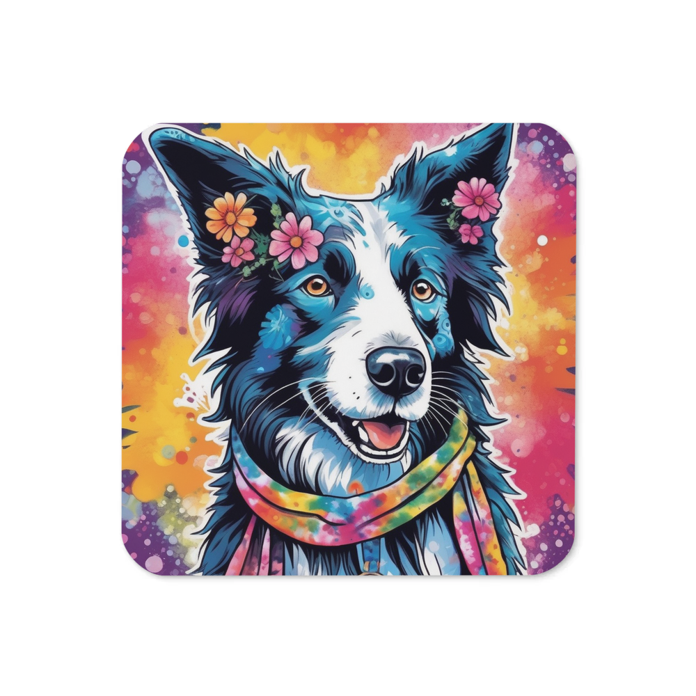 PugMug Custom Border Collie Coaster