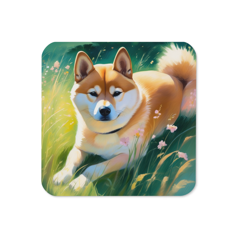PugMug Custom Shiba Inu Coaster