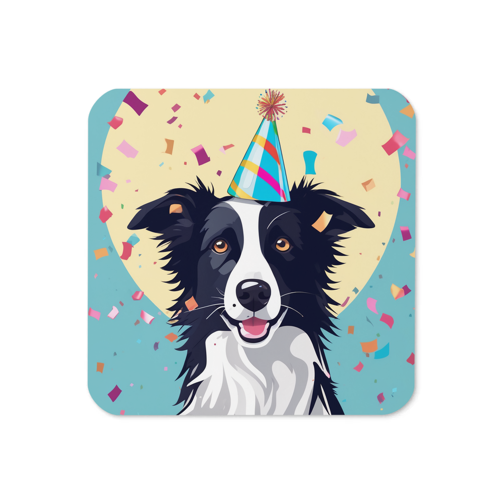 PugMug Custom Border Collie Coaster