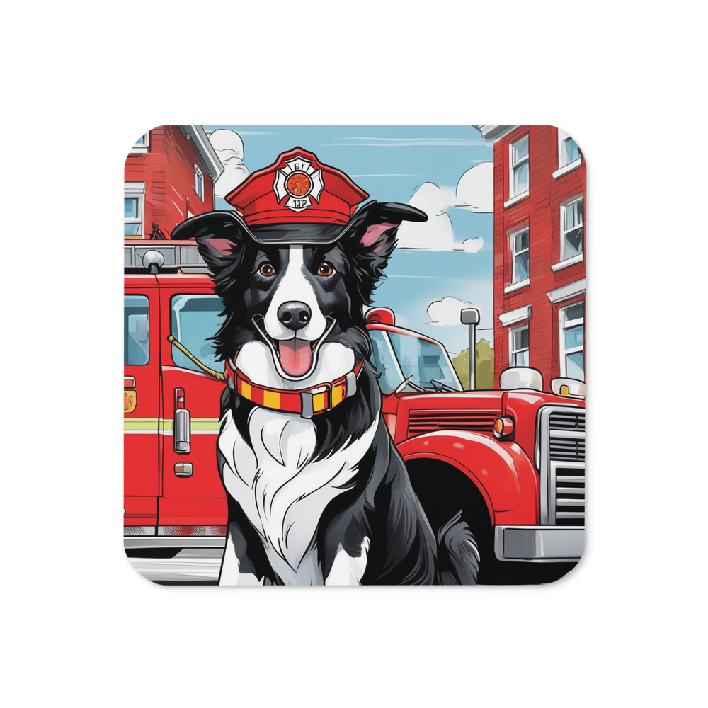 PugMug Custom Border Collie Coaster