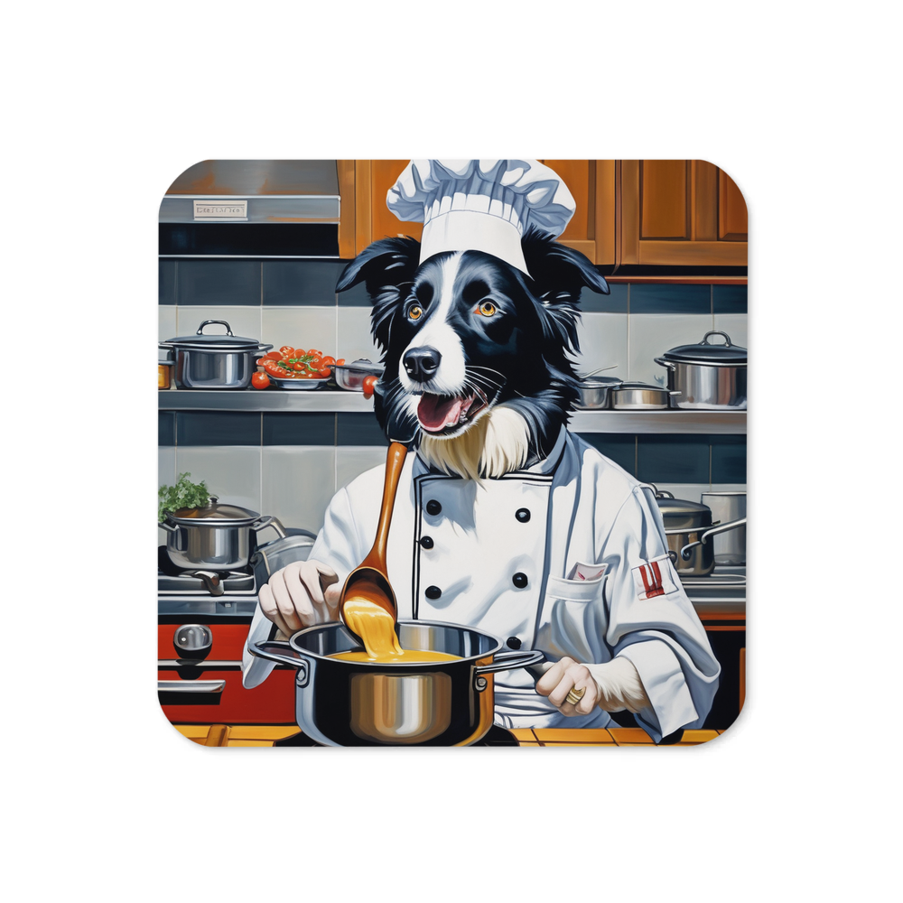 PugMug Custom Border Collie Coaster