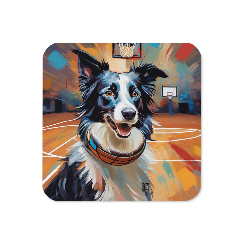 PugMug Custom Border Collie Coaster