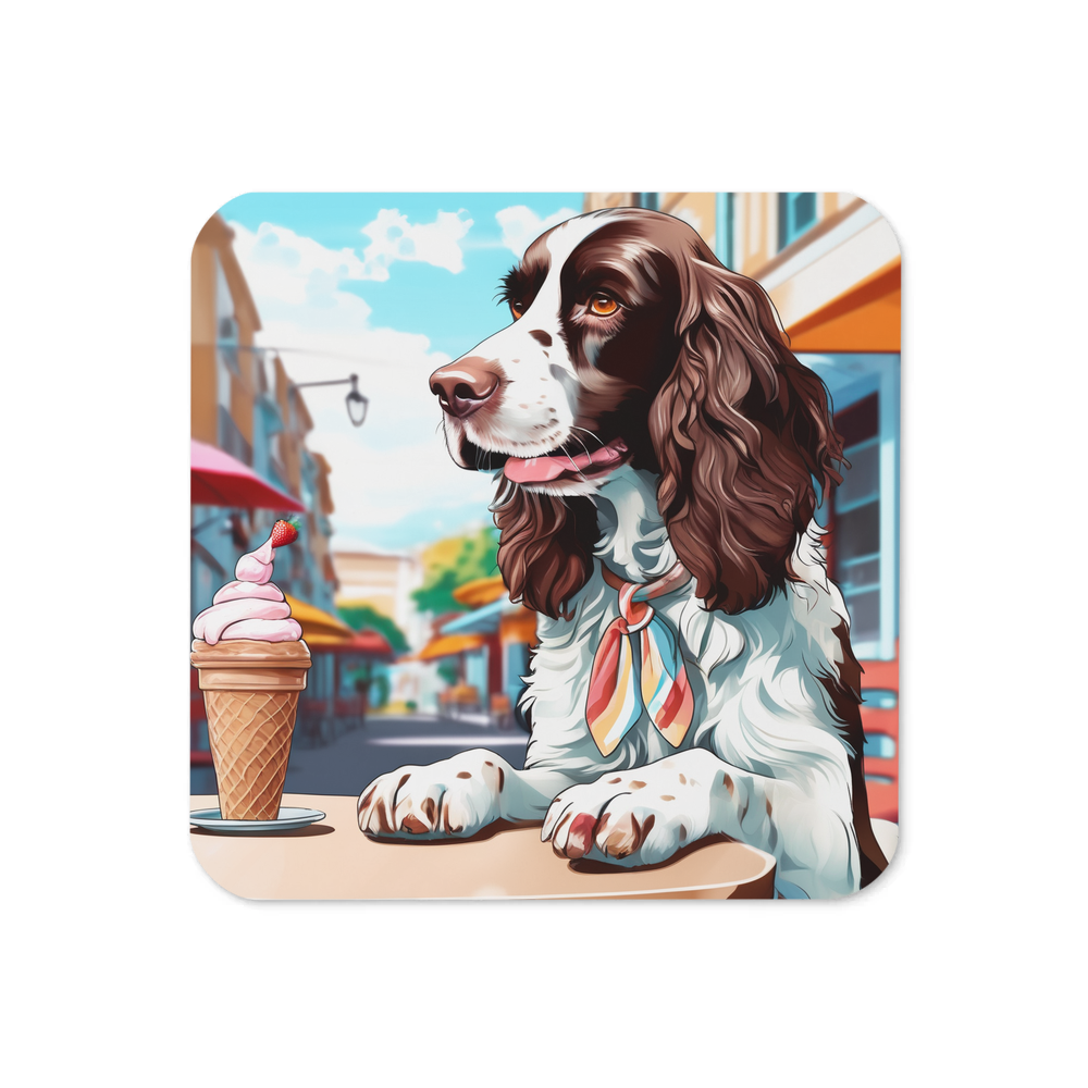 PugMug Custom English Springer Spaniel Coaster