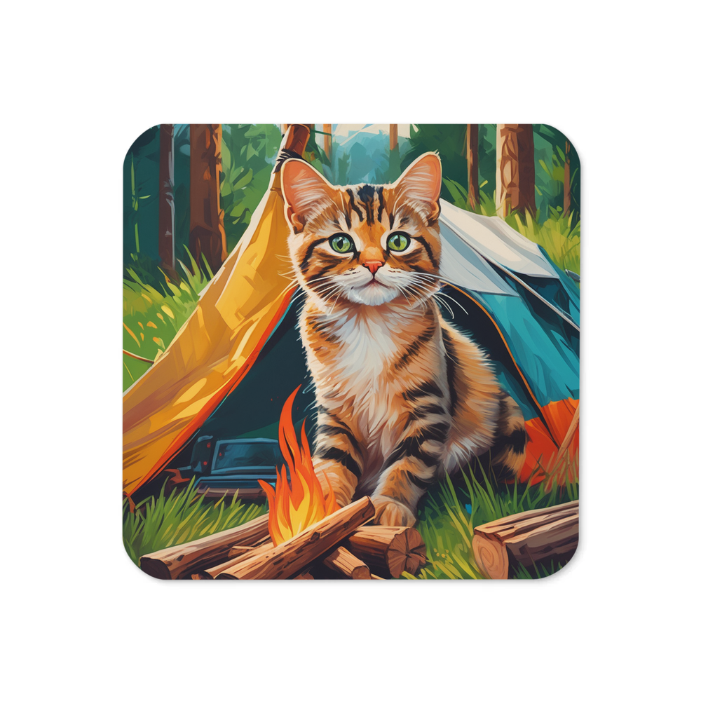 PugMug Custom Tabby Exotic Cat Coaster