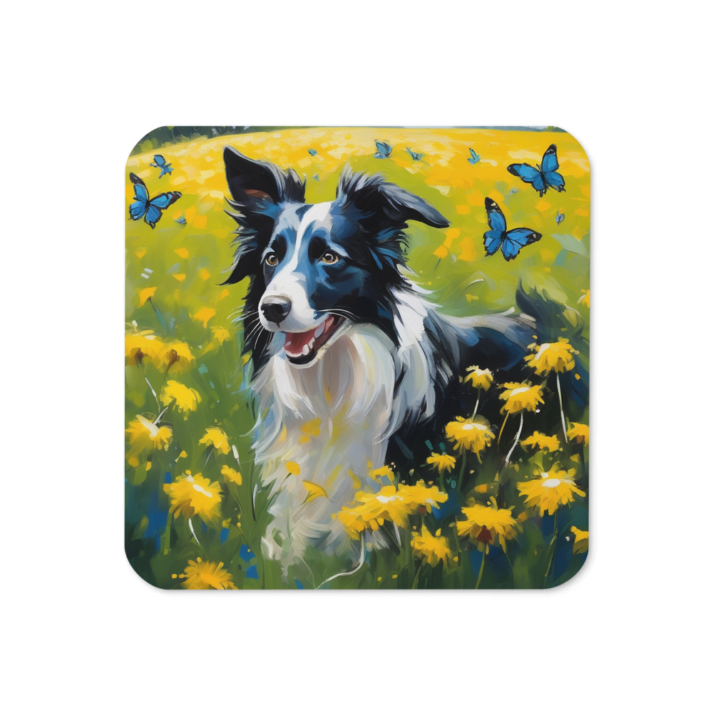 PugMug Custom Border Collie Coaster