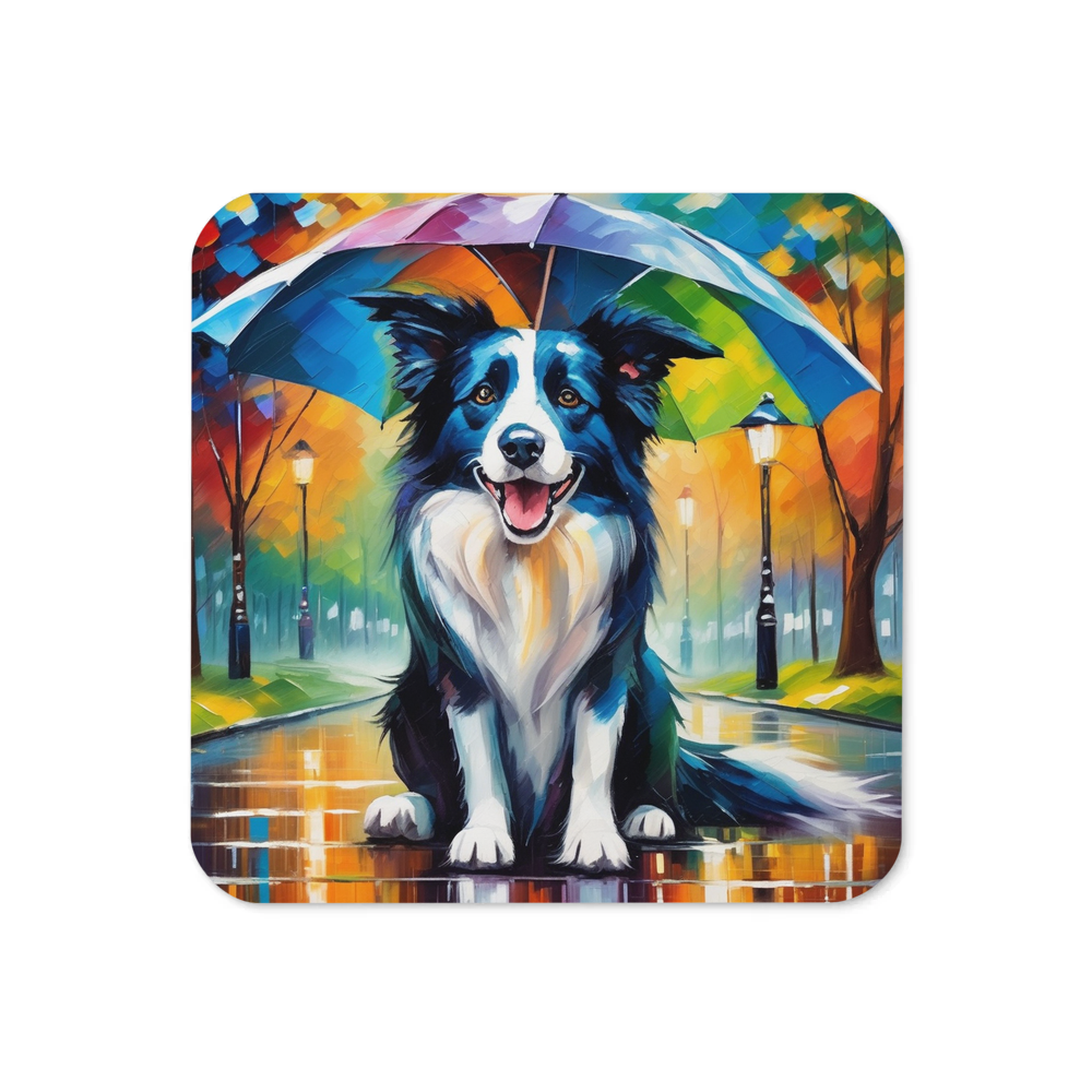 PugMug Custom Border Collie Coaster