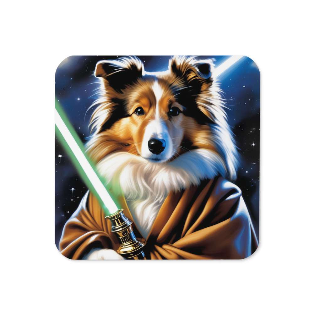 PugMug Custom Shetland Sheepdog Coaster