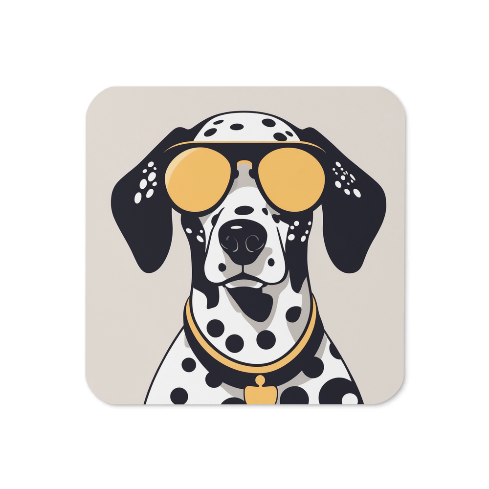 PugMug Custom Dalmatian Coaster