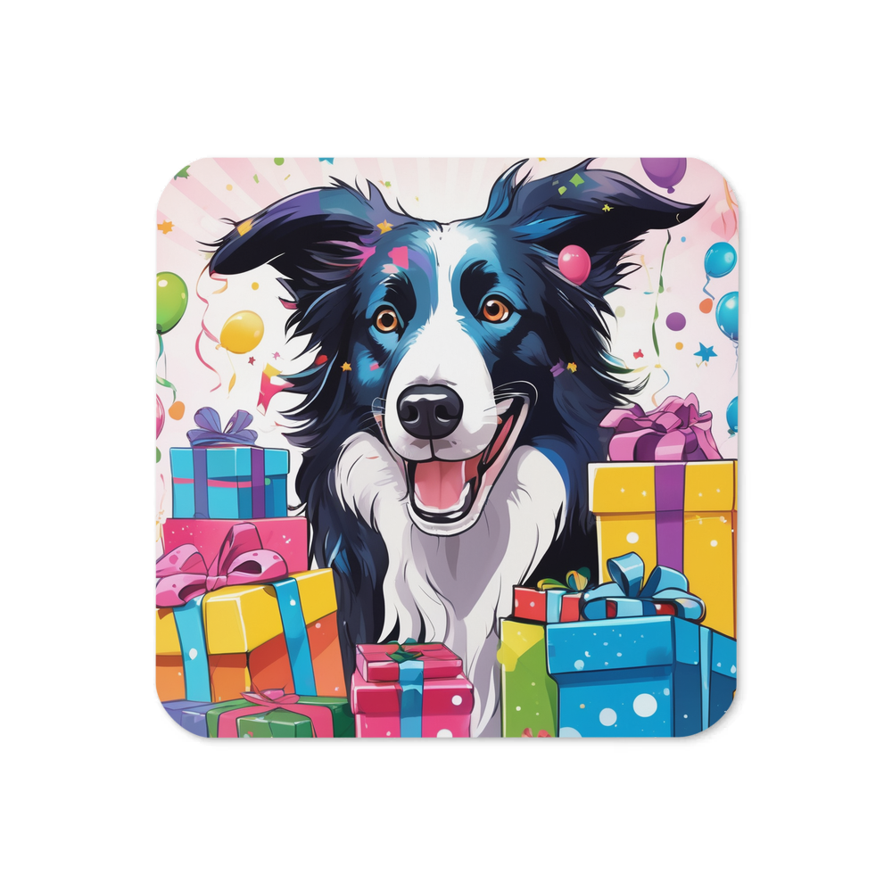 PugMug Custom Border Collie Coaster