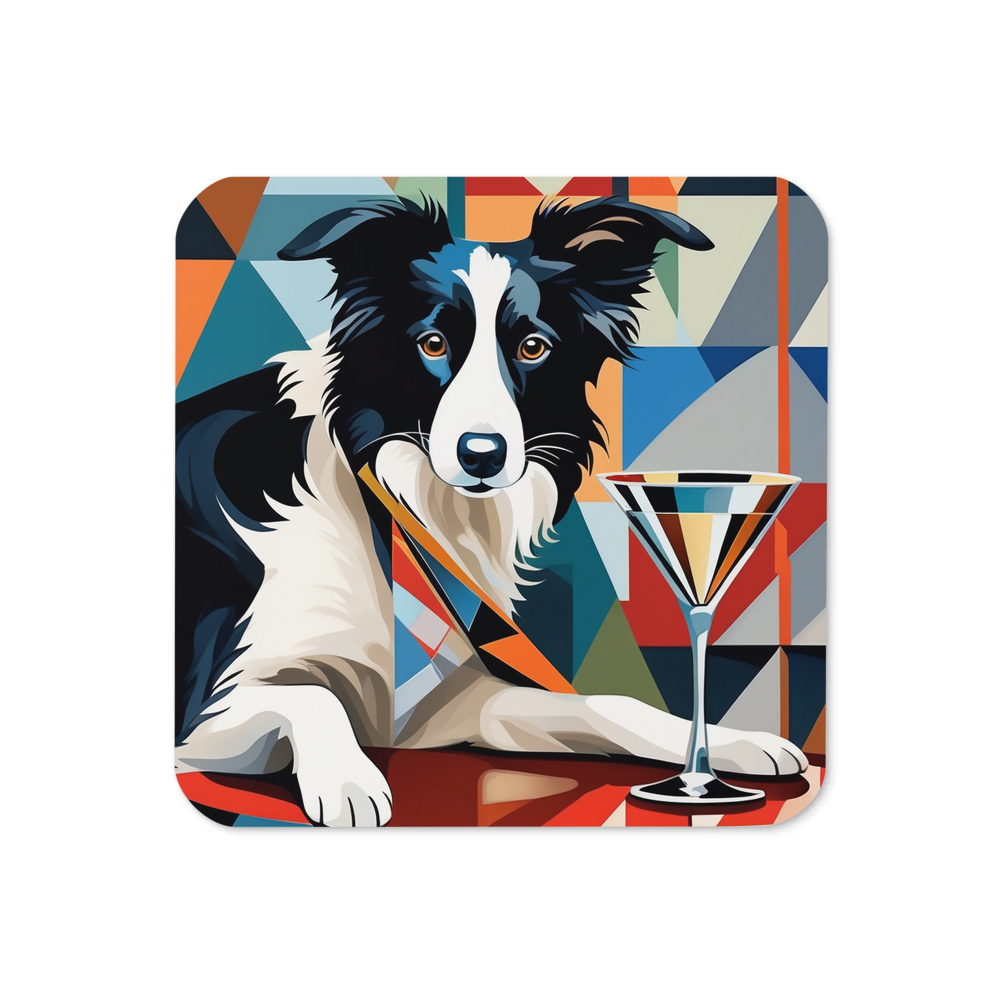 PugMug Custom Border Collie Coaster
