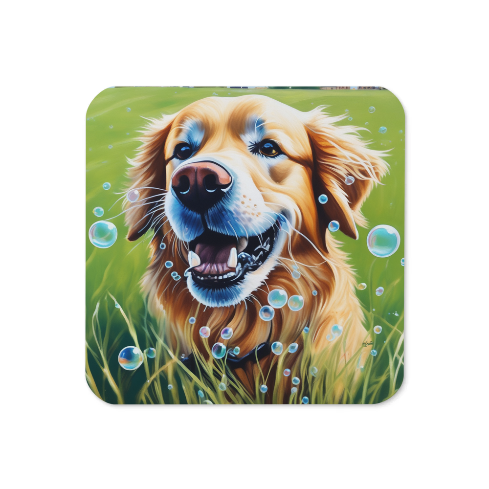 PugMug Custom Golden Retriever Coaster