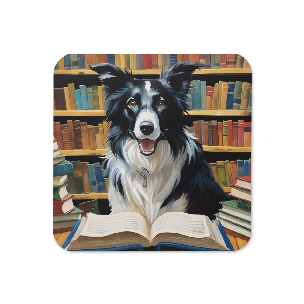 PugMug Custom Border Collie Coaster