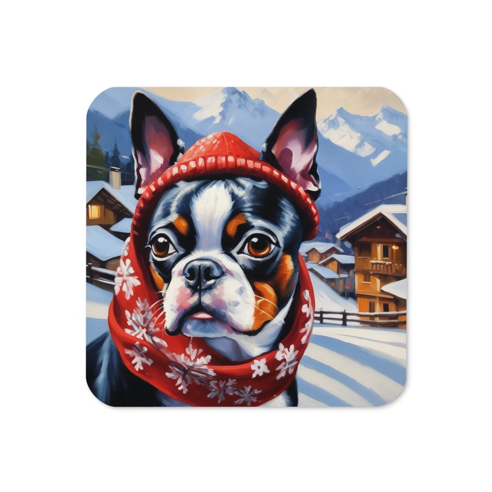 PugMug Custom Boston Terrier Coaster