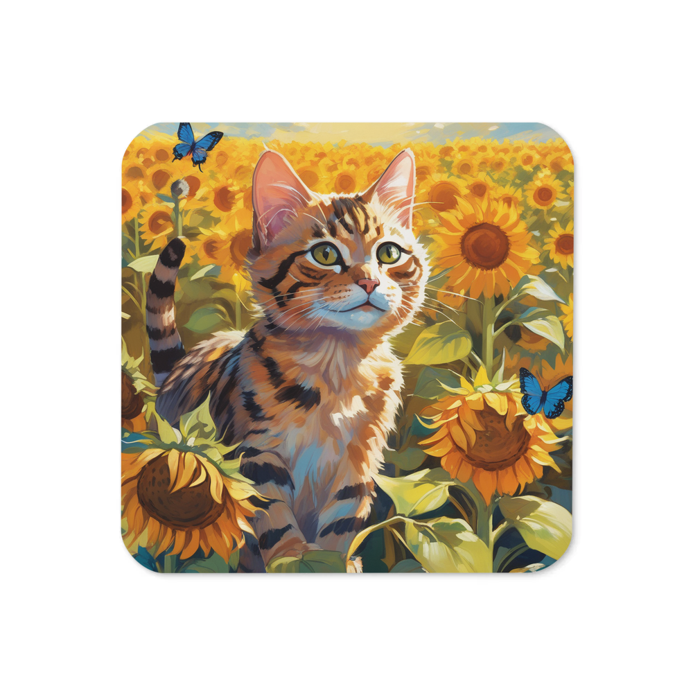 PugMug Custom Tabby Exotic Cat Coaster