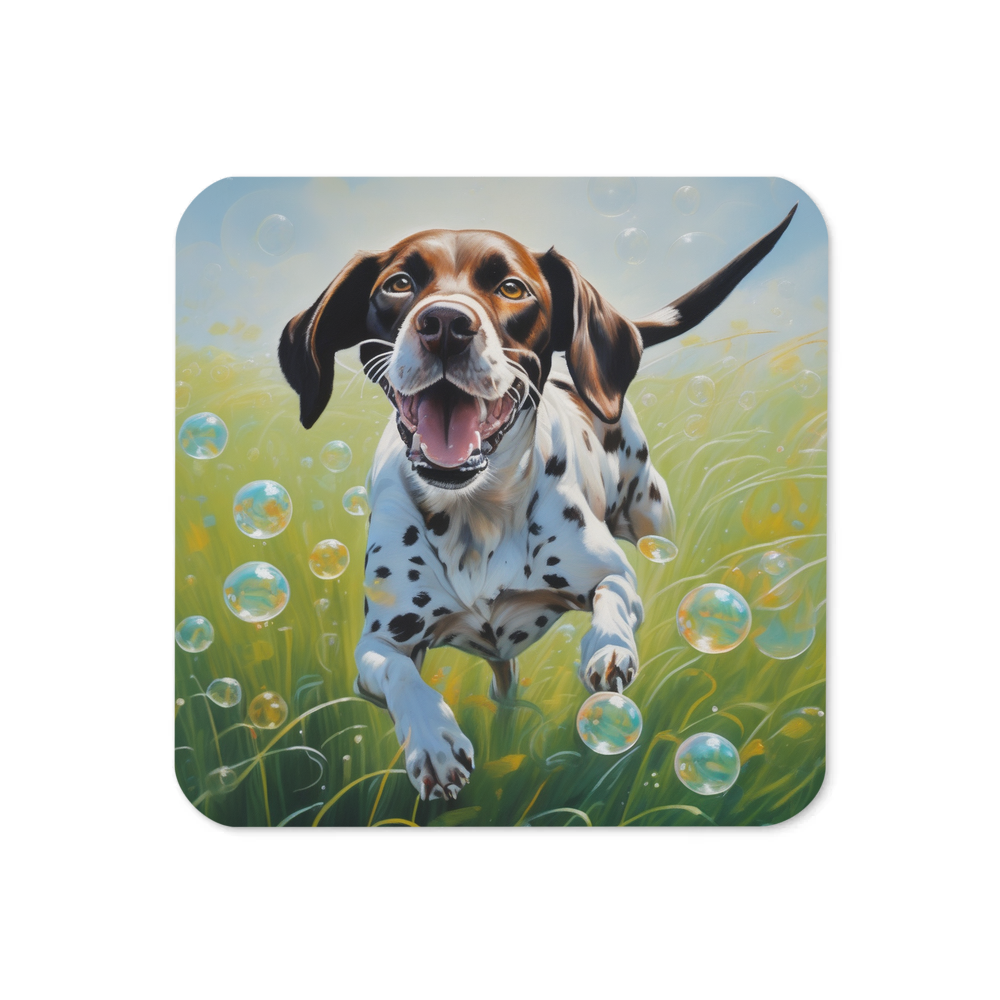PugMug Custom Pointer Dog Coaster