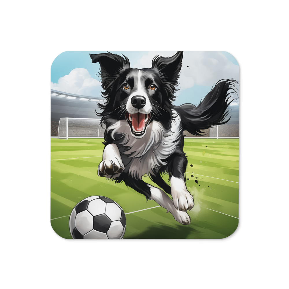 PugMug Custom Border Collie Coaster