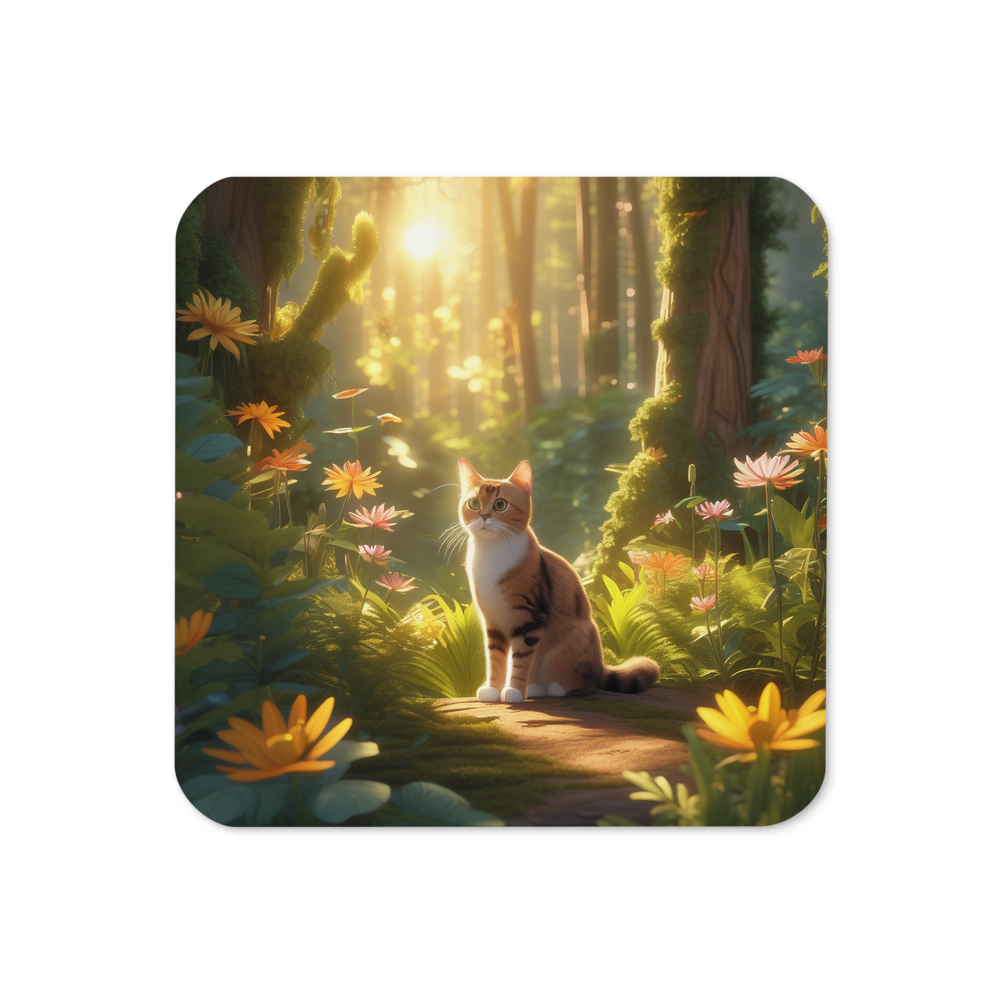 PugMug Custom Tabby Exotic Cat Coaster