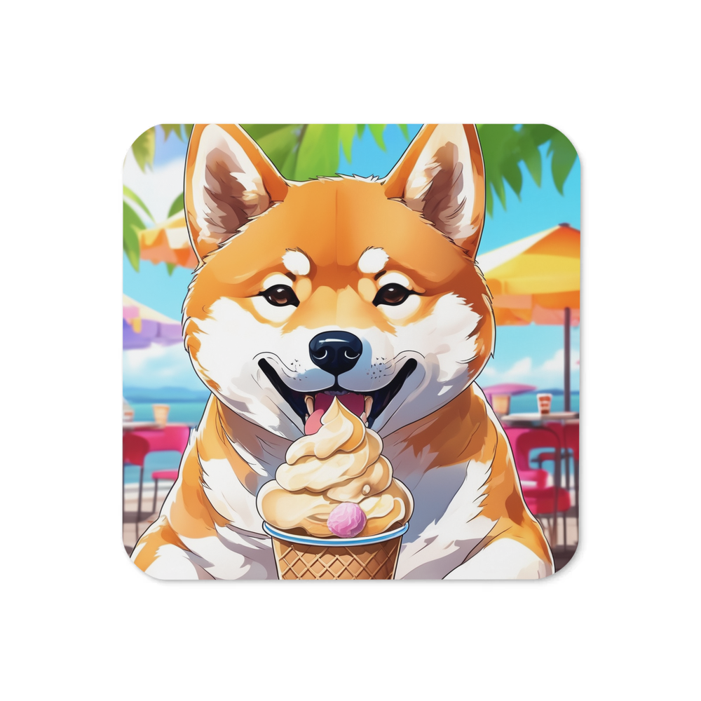 PugMug Custom Shiba Inu Coaster