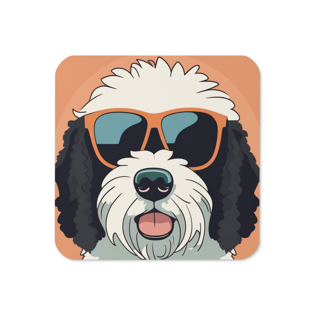 PugMug Custom Portuguese Water Dog Coaster