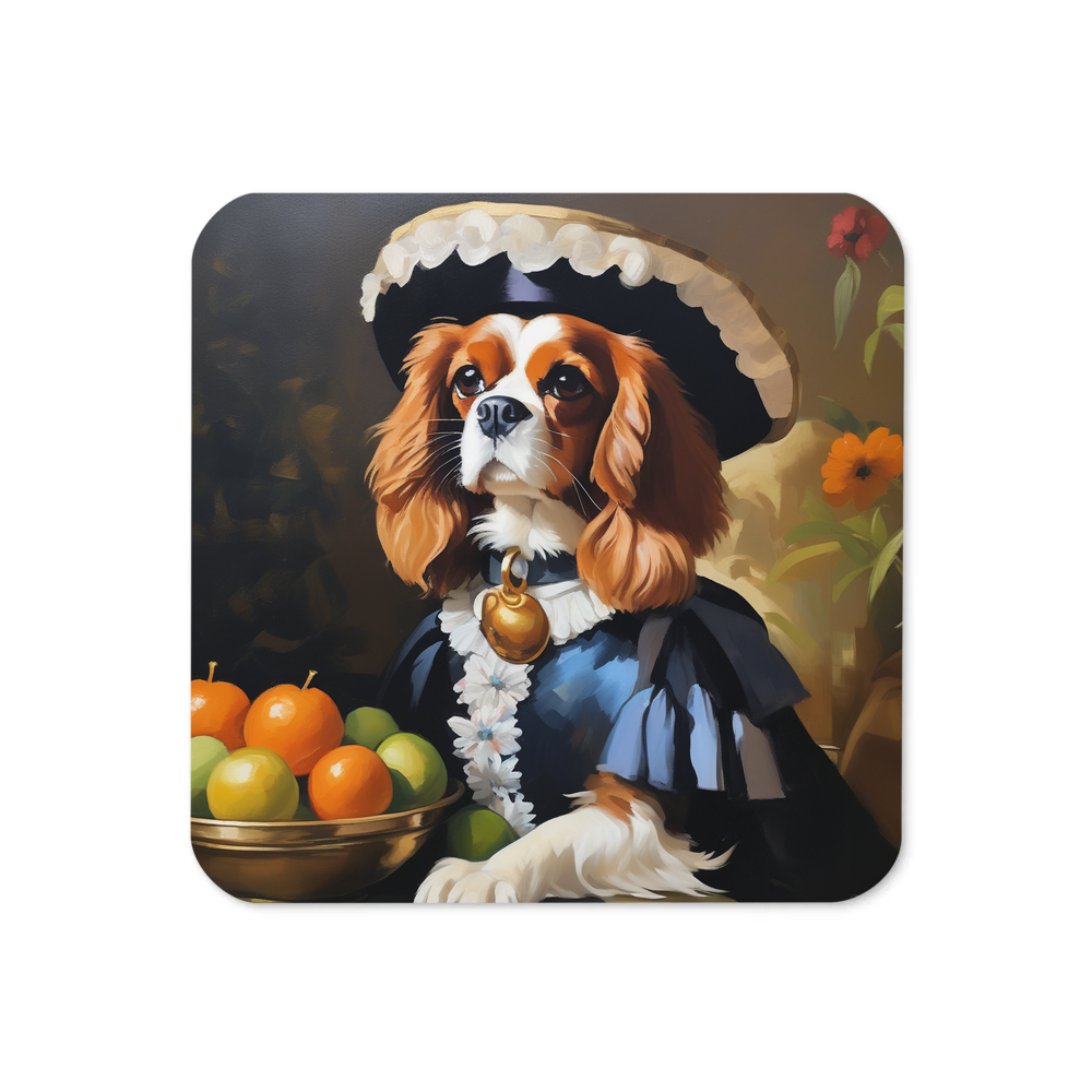 PugMug Custom Cavalier King Charles Spaniel Coaster