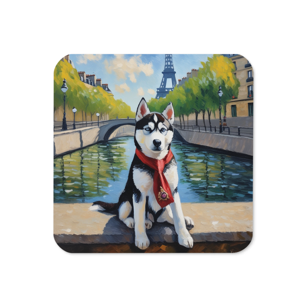 PugMug Custom Siberian Husky Coaster
