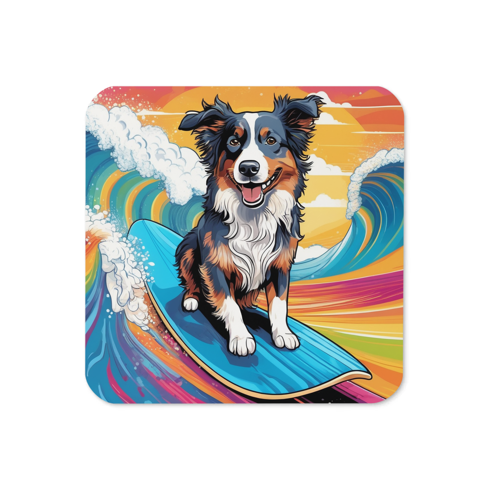 PugMug Custom Australian Shepherd Dog Coaster