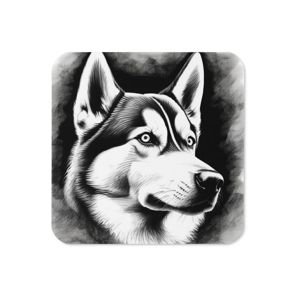 PugMug Custom Siberian Husky Coaster
