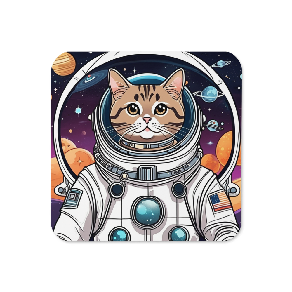 PugMug Custom Tabby Scottish Fold Cat Coaster