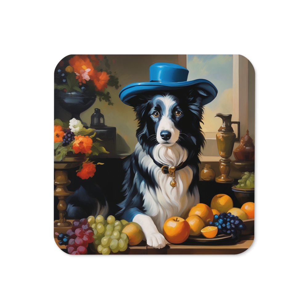 PugMug Custom Border Collie Coaster