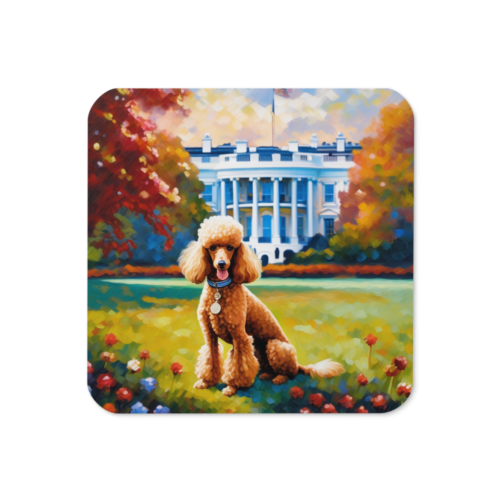 PugMug Custom Tan Poodle Coaster