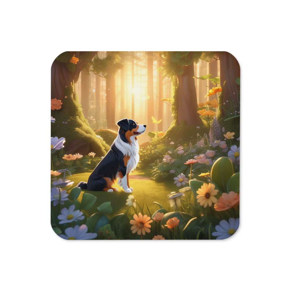 PugMug Custom Miniature American Shepherd Coaster