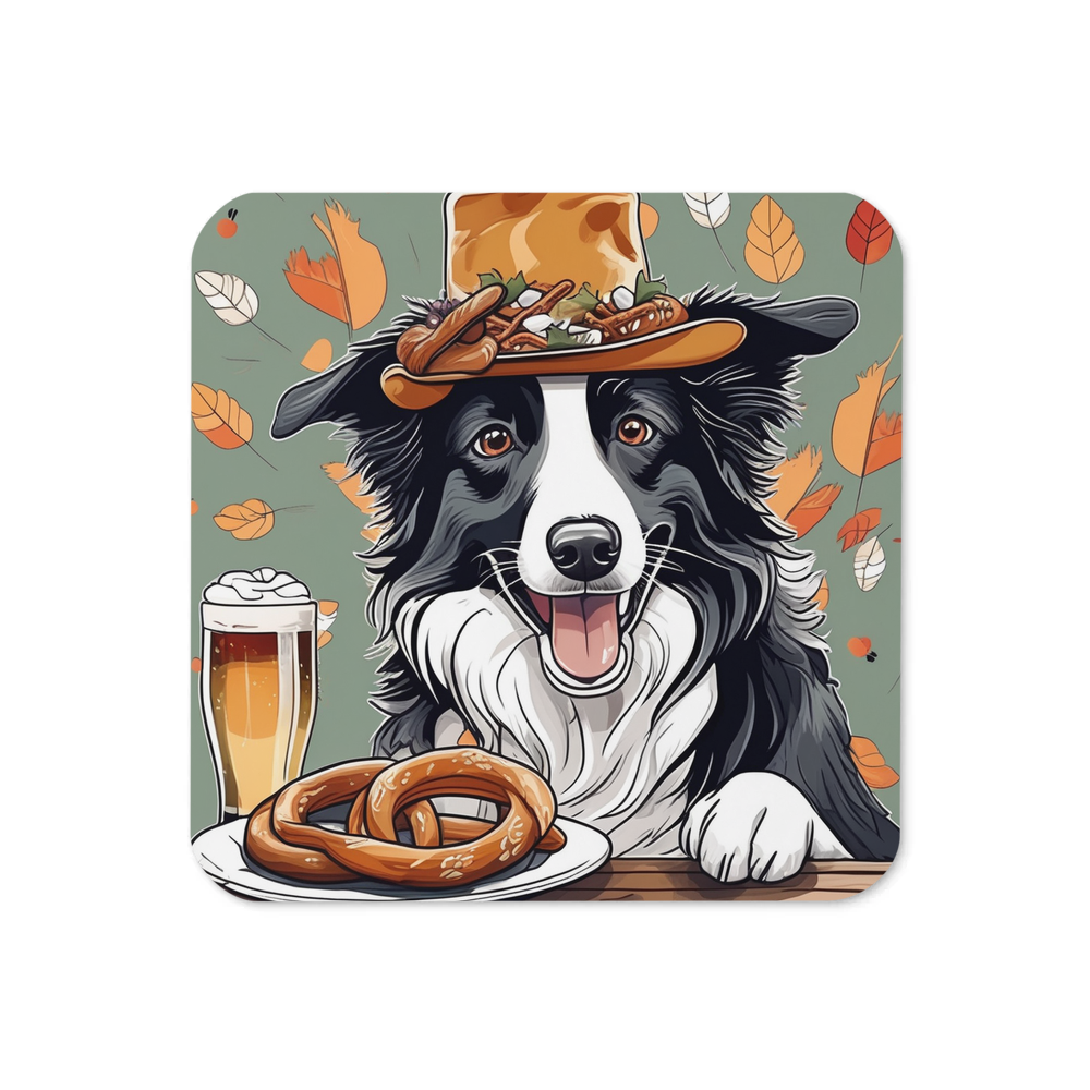 PugMug Custom Border Collie Coaster