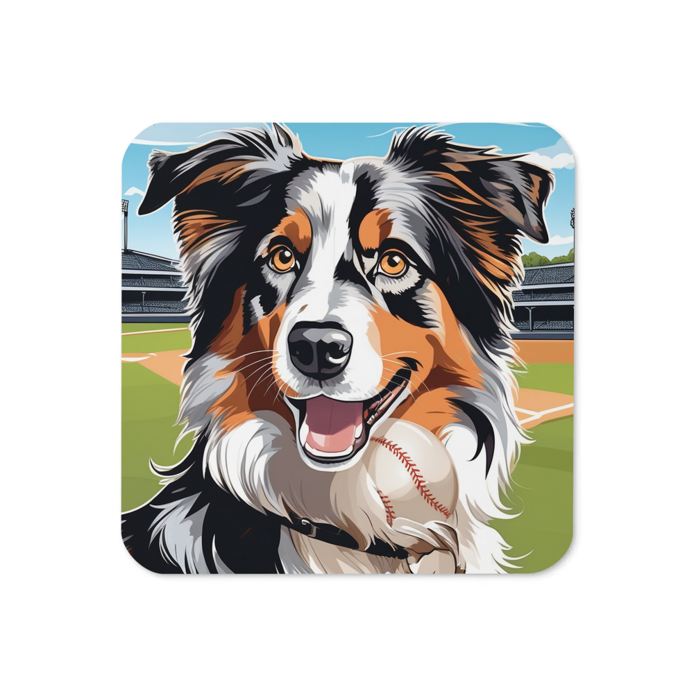 PugMug Custom Australian Shepherd Dog Coaster