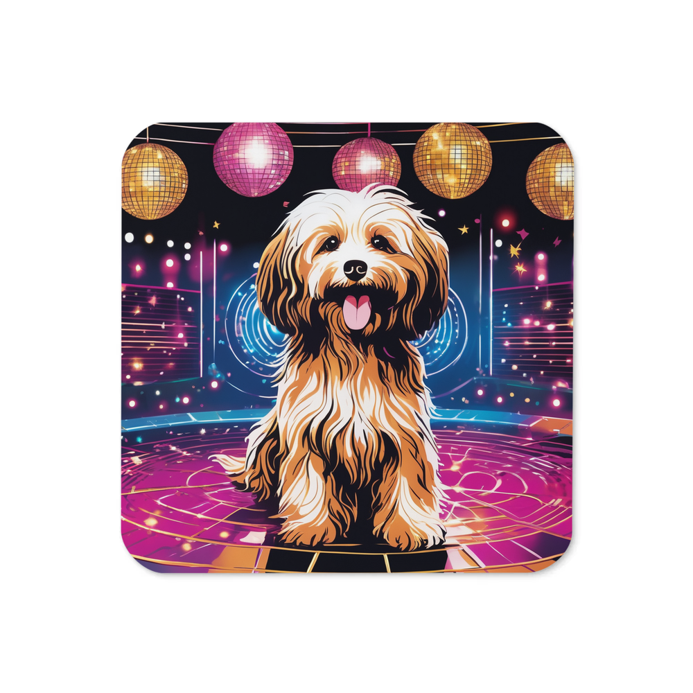 PugMug Custom Tan Havanese Dog Coaster