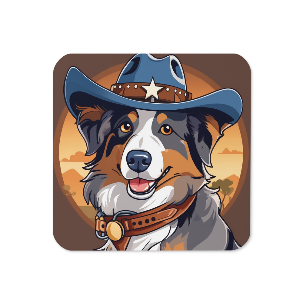 PugMug Custom Australian Shepherd Dog Coaster