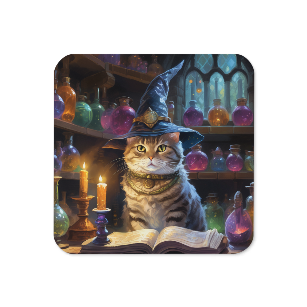 PugMug Custom Tabby American Shorthair Cat Coaster