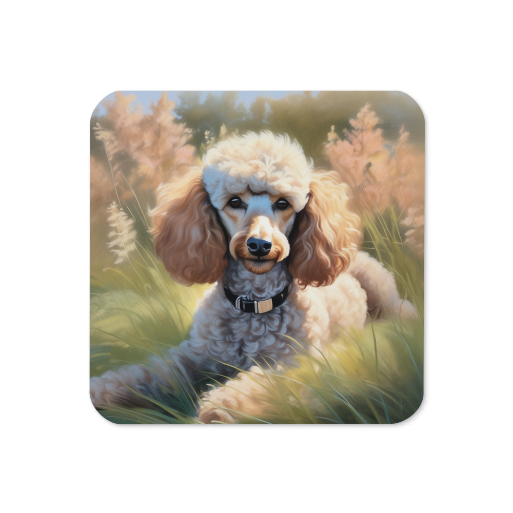 PugMug Custom Tan Poodle Coaster