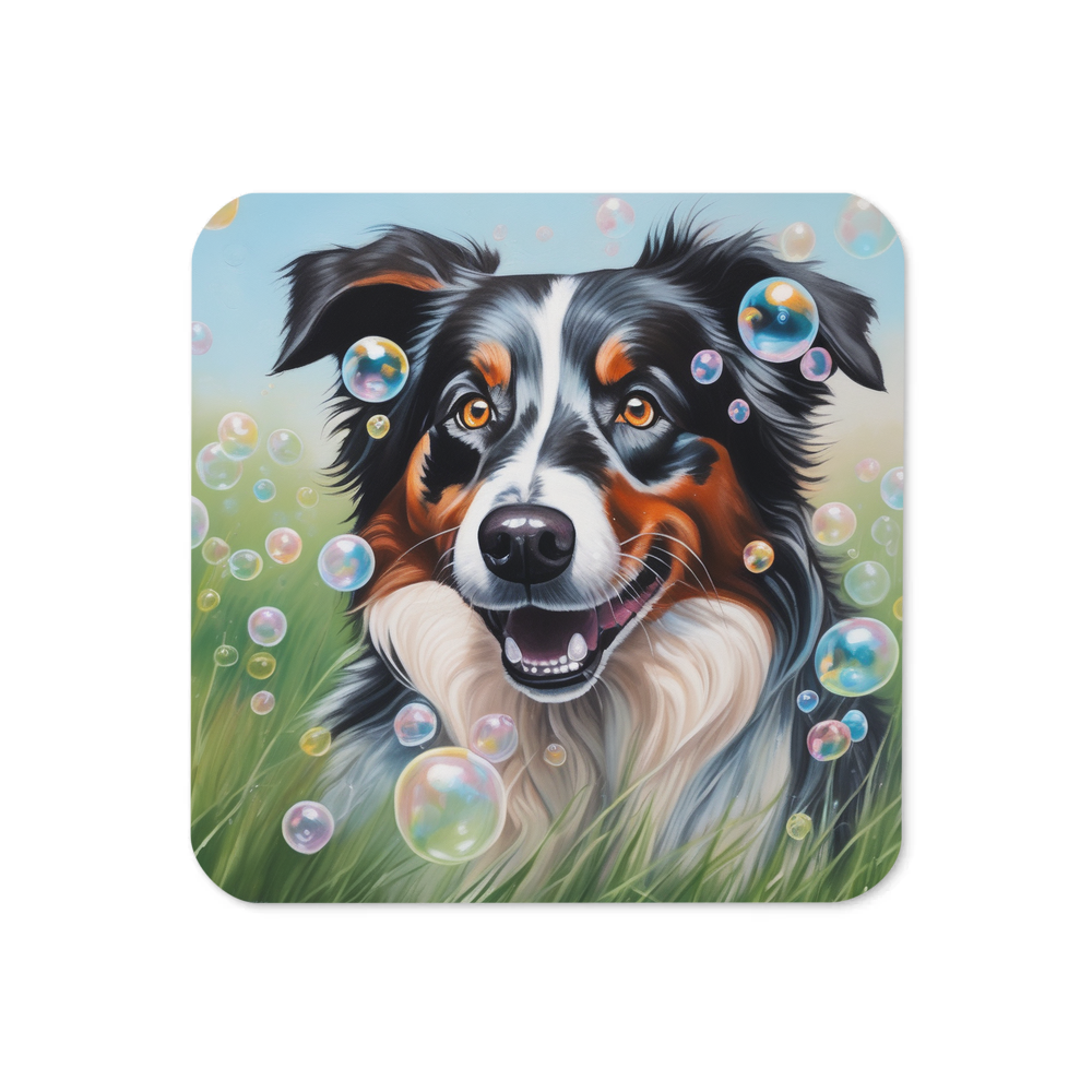 PugMug Custom Australian Shepherd Dog Coaster