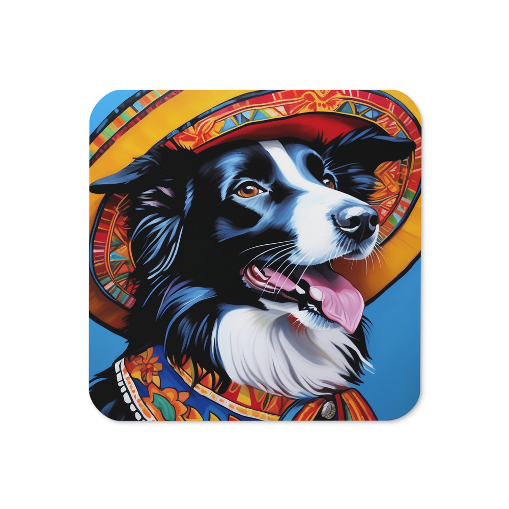 PugMug Custom Border Collie Coaster