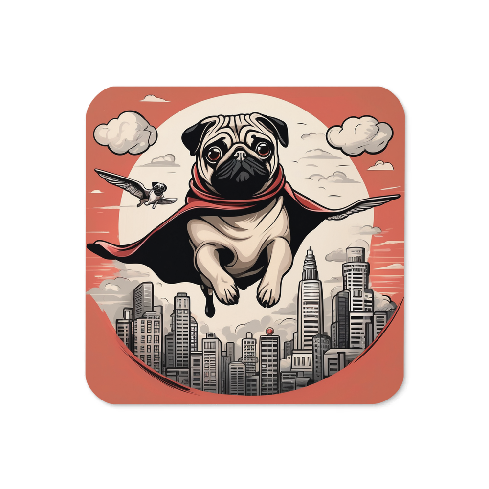 PugMug Custom Pug Coaster