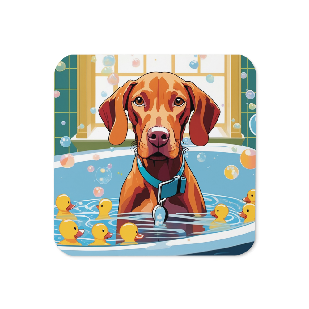 PugMug Custom Vizsla Coaster