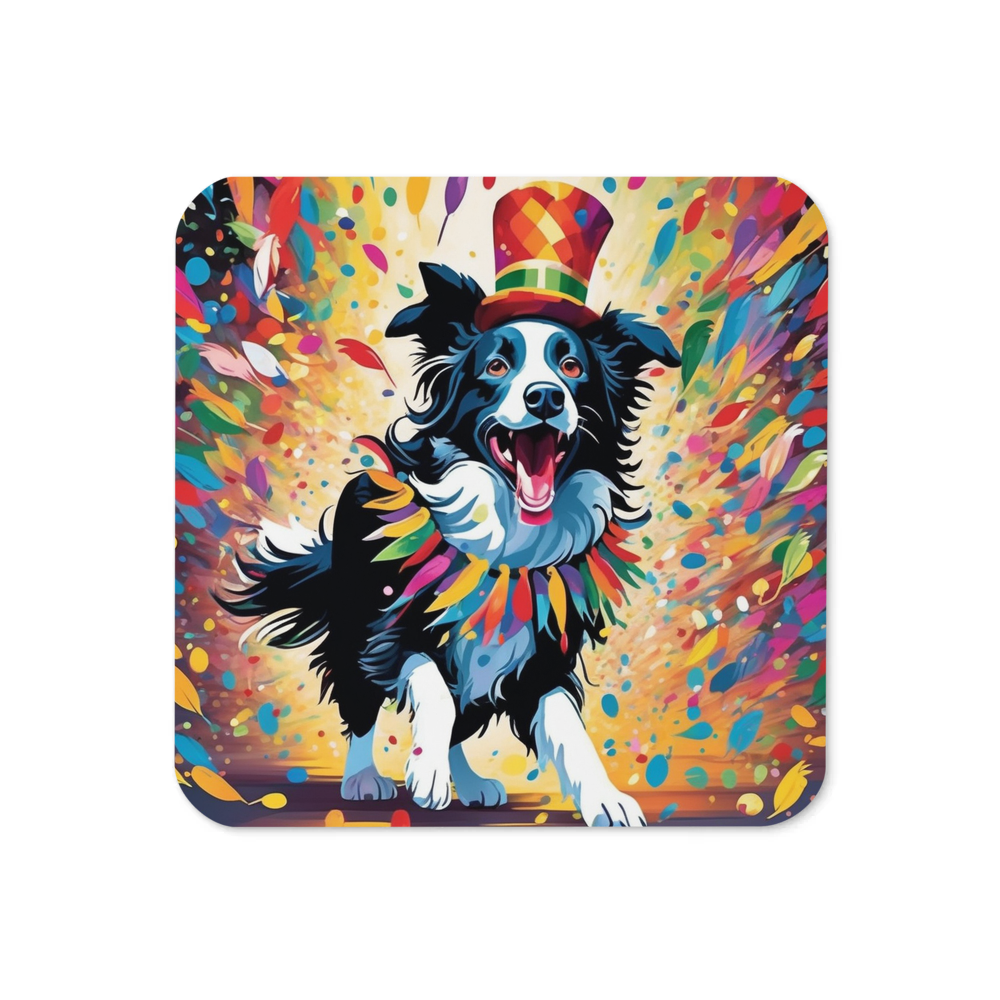 PugMug Custom Border Collie Coaster