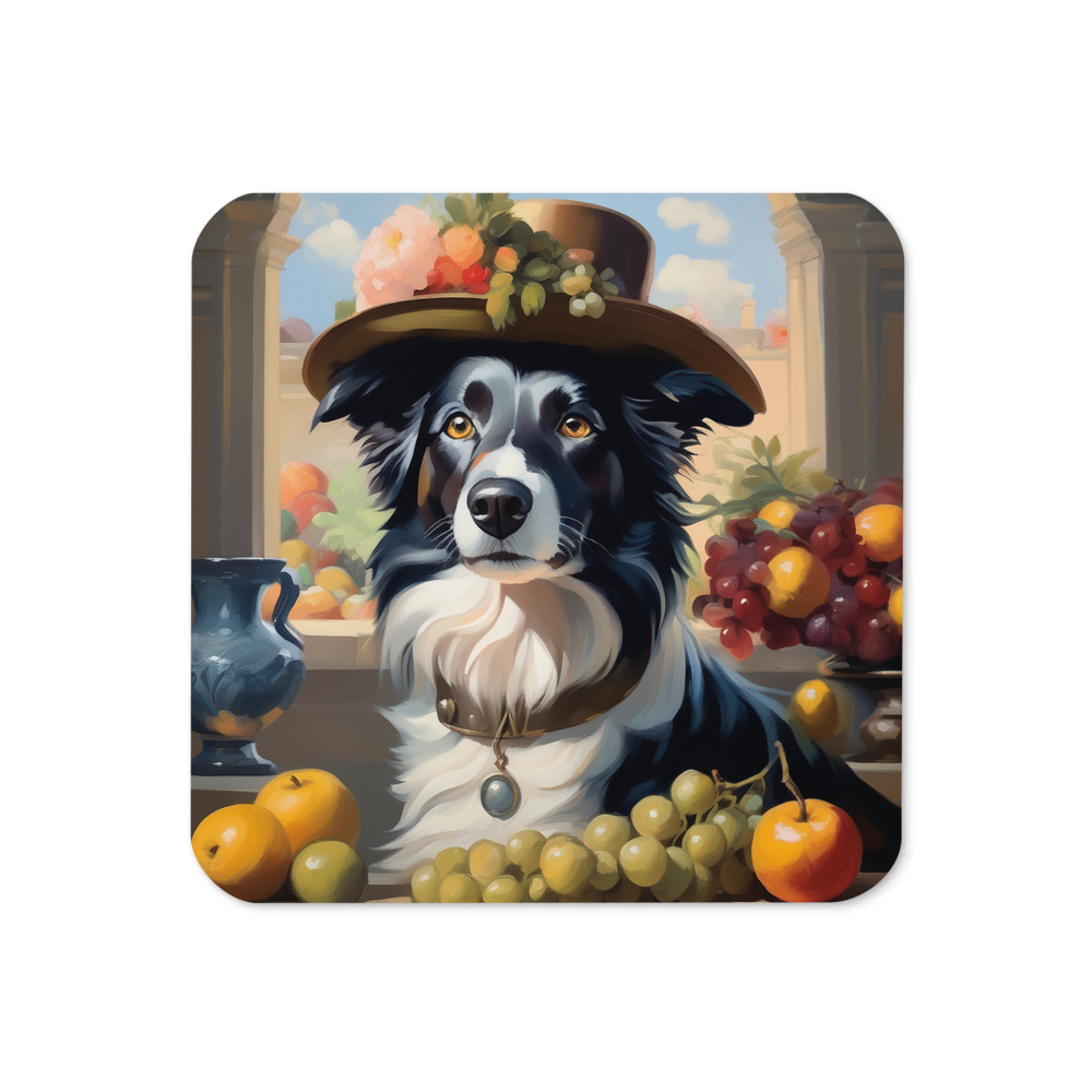 PugMug Custom Border Collie Coaster