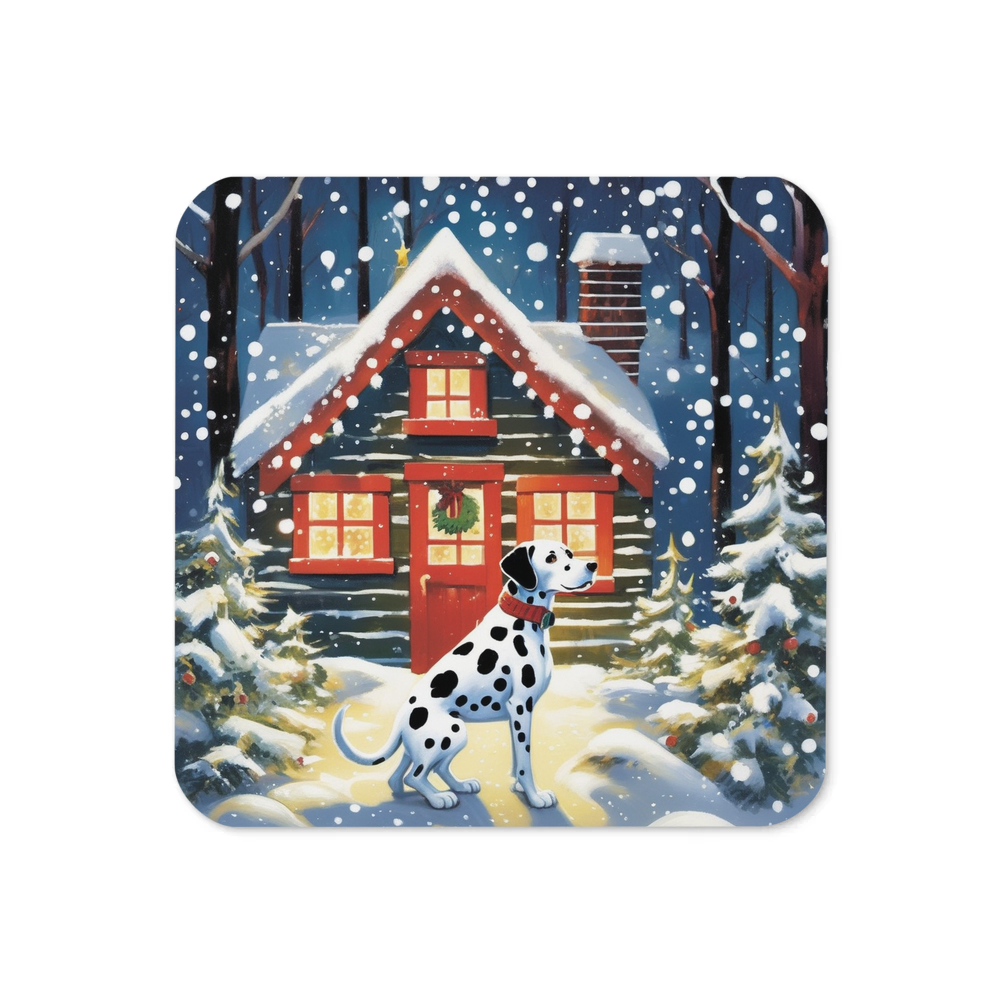 PugMug Custom Dalmatian Coaster