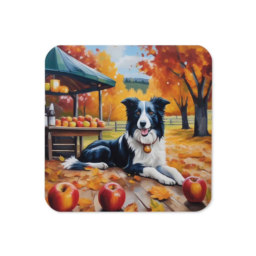 PugMug Custom Border Collie Coaster