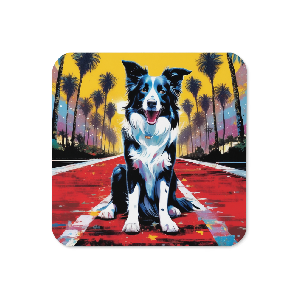 PugMug Custom Border Collie Coaster