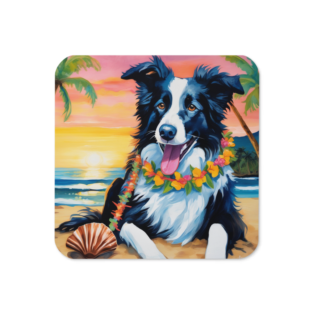 PugMug Custom Border Collie Coaster