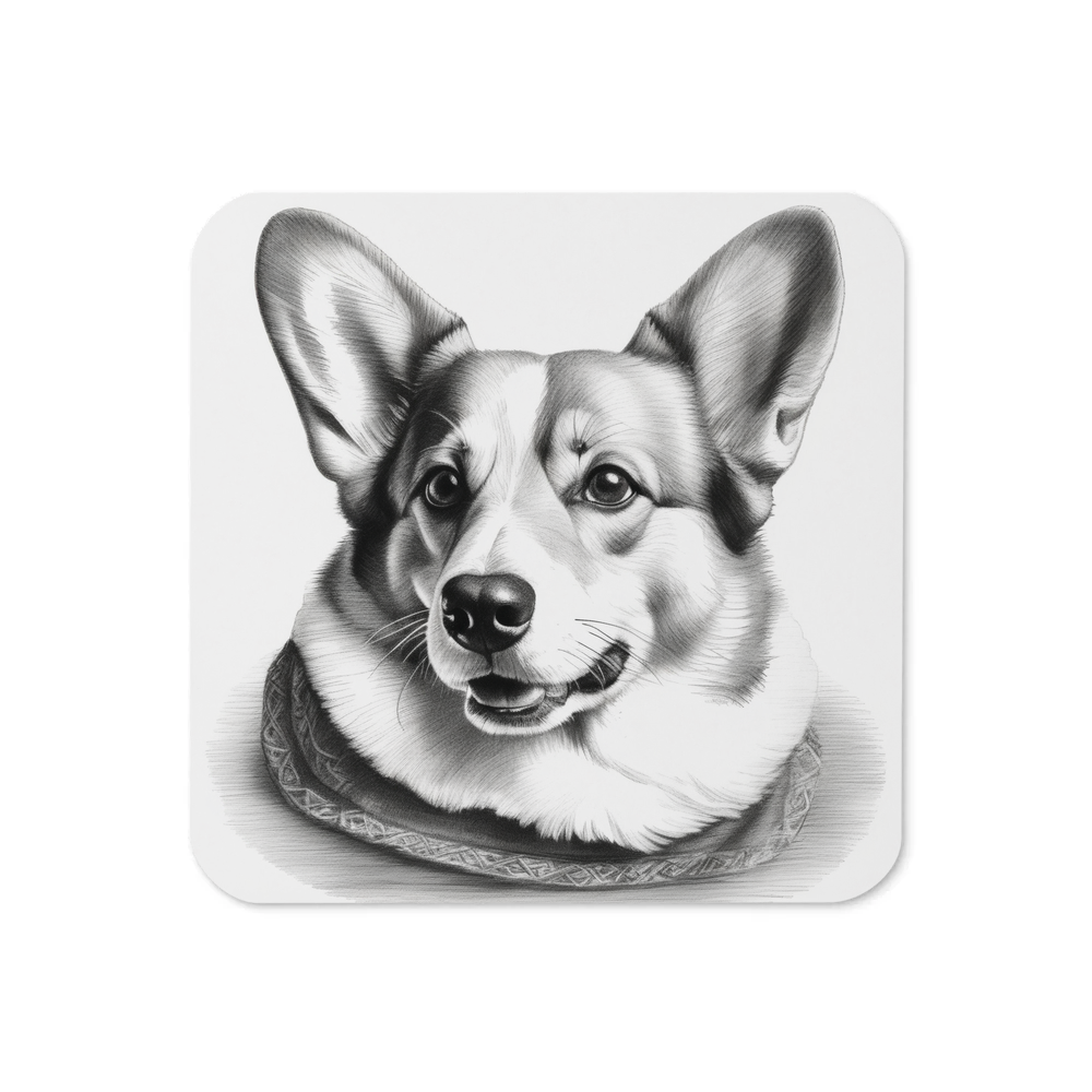 PugMug Custom Pembroke Welsh Corgi Coaster