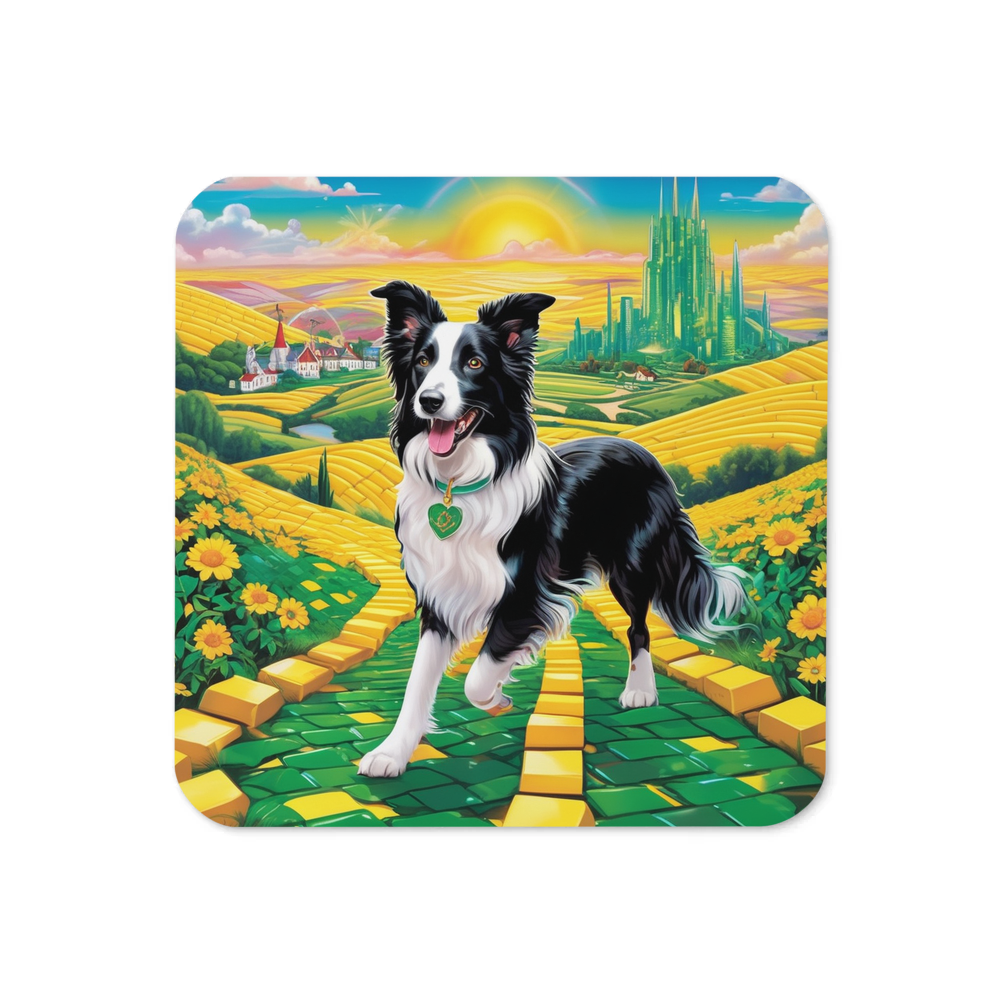PugMug Custom Border Collie Coaster