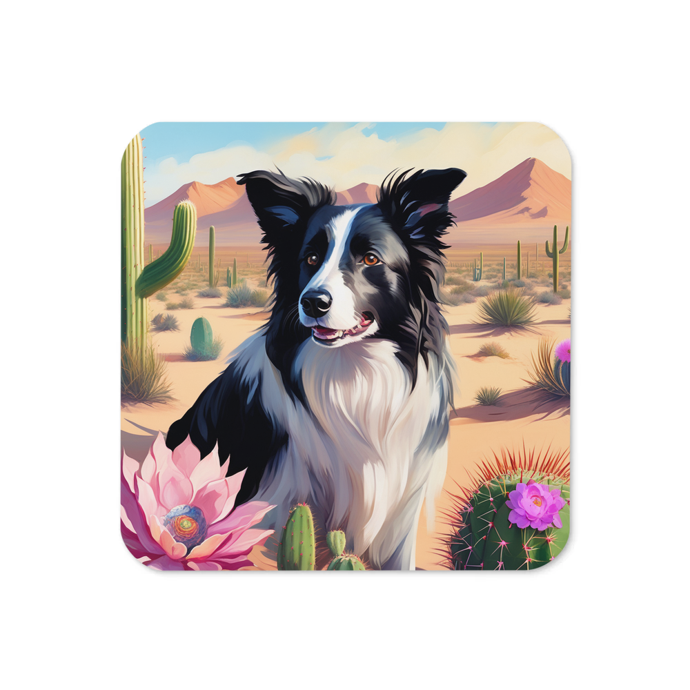 PugMug Custom Border Collie Coaster